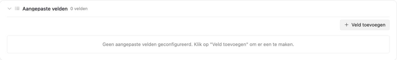 Step 4: custom fields